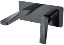 Boheme Смеситель для раковины Venturo, настенный, черный хром 375-SGM