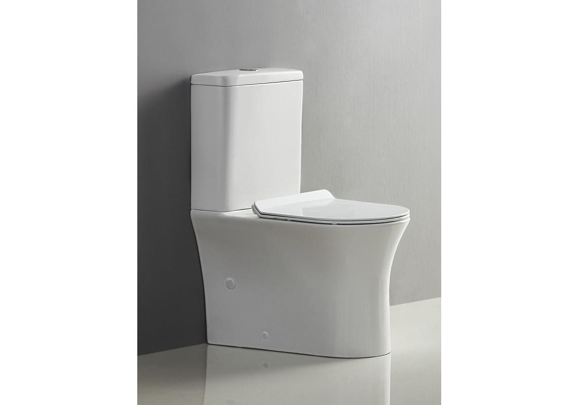 Приобрести унитаз-компакт безободковый belbagno ancona bb1224cpr-p