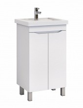 VIGO Тумба с раковиной Grani 50см, 2 дверцы, напольная, белая tn.GRI.FOS.50.2D