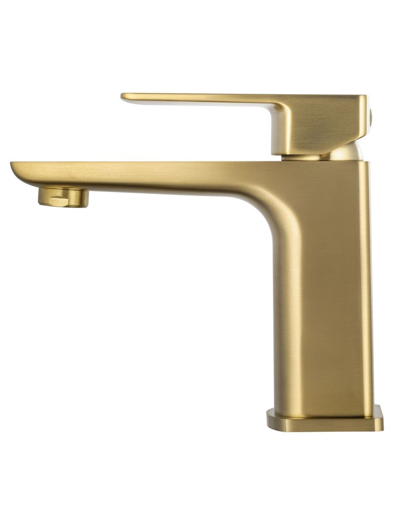 Приобрести смеситель для раковины wonzon & woghand edge, брашированное золото (ww-88139003-bg)