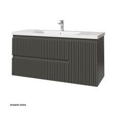 Caprigo Тумба с раковиной FORTE-Smalty TYPE 120 см, правая, графит
