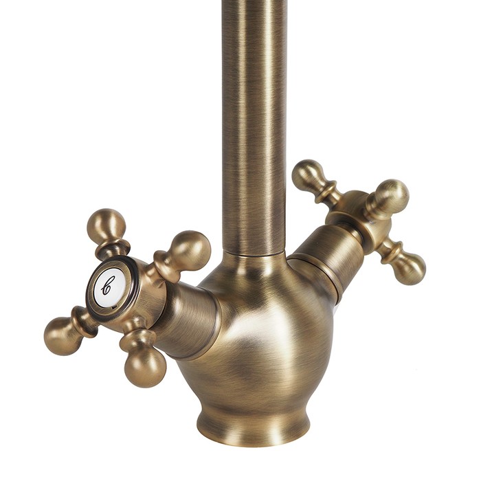 Приобрести iddis смеситель для кухни sam 337 мм, бронза sambrj0i05