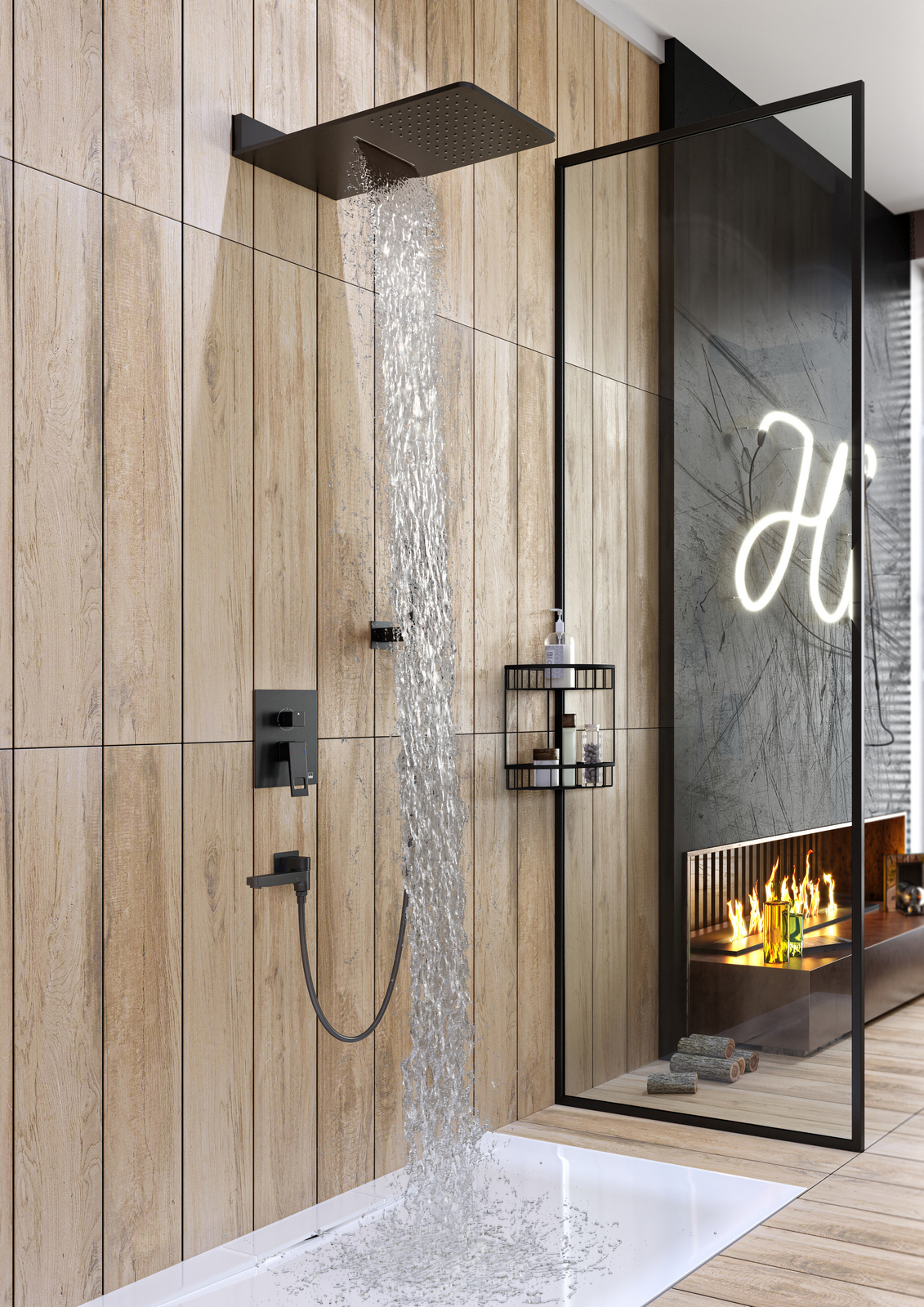 Приобрести душевая система встроенная timo briana sx-7119/03sm черный