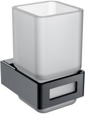 Boheme Стакан для зубных щеток Q, черный хром 10944-SGM