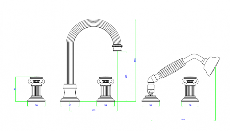 Приобрести cezares смеситель на борт ванны olimp, 5 отверстий, бронза olimp-bvd-02-sw