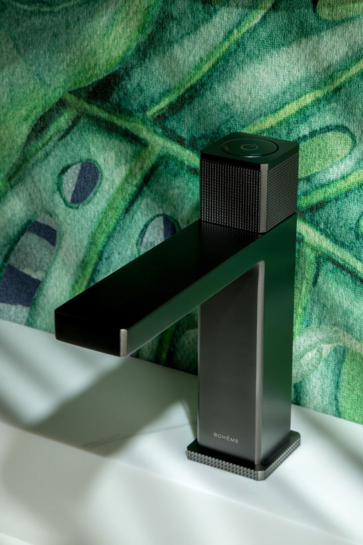 Приобрести boheme смеситель для раковины quad, оружейная сталь 159-gm