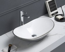 Раковина накладная CeramaLux 61 см NC 7811ASW