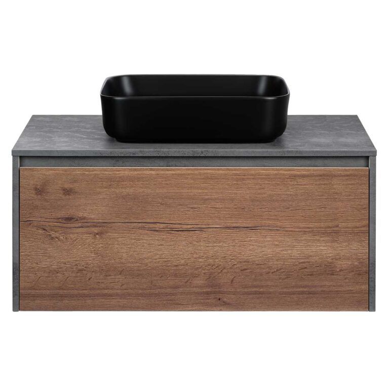 Приобрести vincea тумба со столешницей mesa 100 см, дуб табак\бетон vmc-2ms100tb