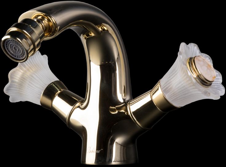 Приобрести boheme смеситель для биде camelia, золото 296-camelia