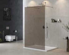 Cezares Душевая перегородка LIBERTA 120 см, хром LIBERTA-L-2-120-120-BR-Cr