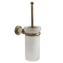 Boheme Ершик для унитаза Murano, бронза\белый 10913-W-BR