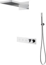 Boheme Душевая система Fusion с термостатом, встраиваемая, хром 131-CR