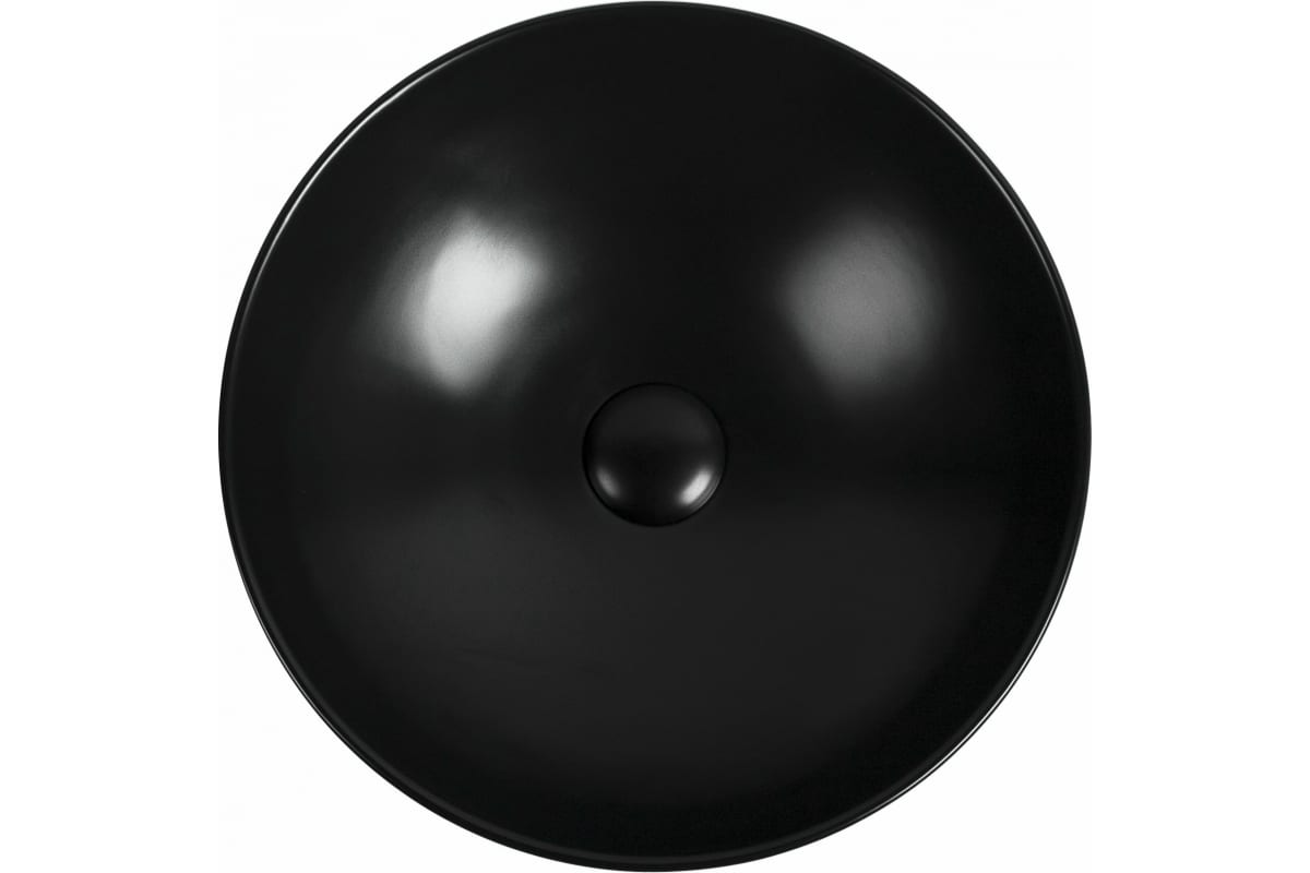 Приобрести aquanet раковина smart-1-mb 42х42 см, черный матовый