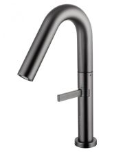 Смеситель для раковины высокий WONZON & WOGHAND, Темный графит (WW-6068-BGG)