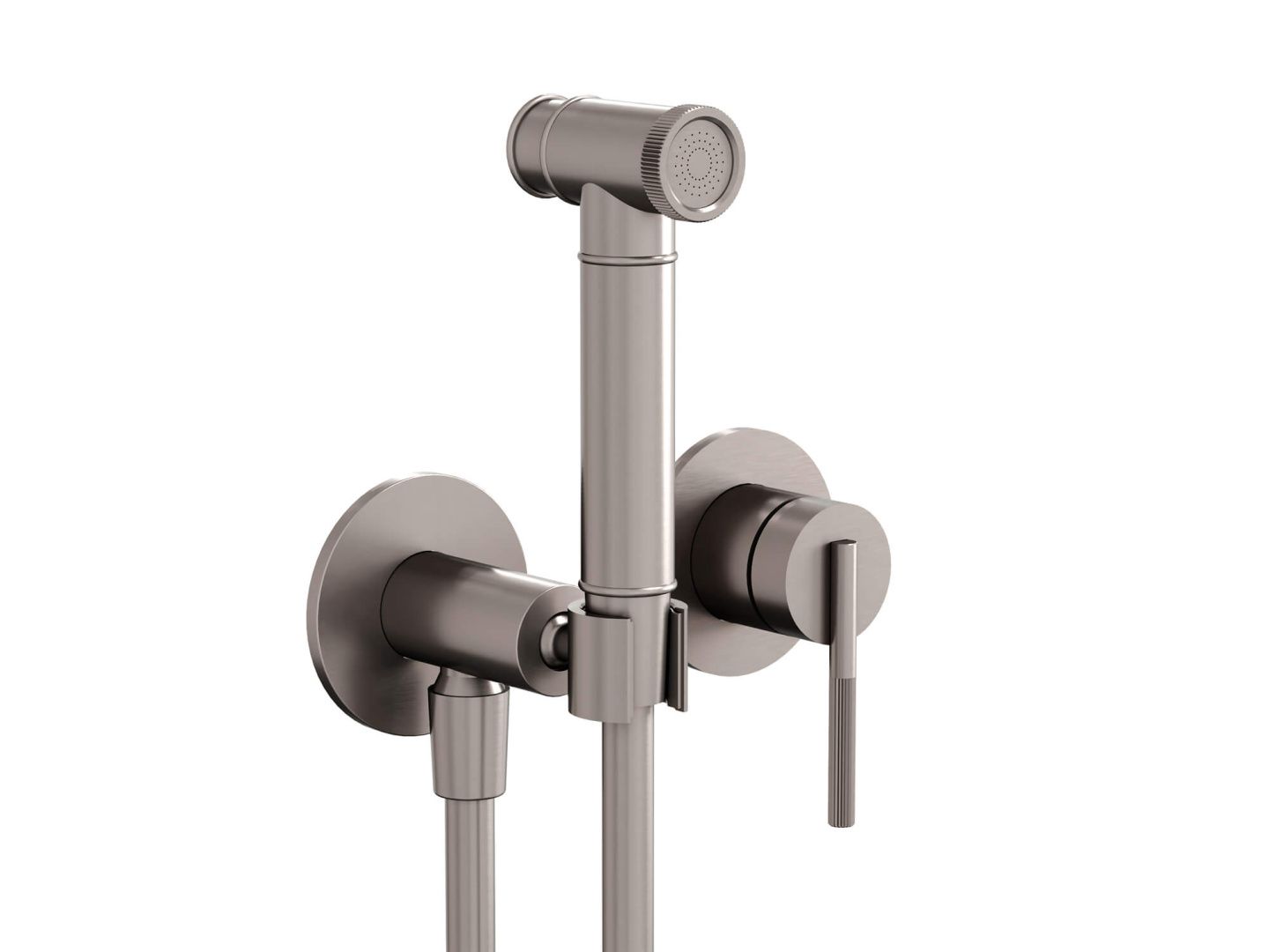 Приобрести hayzburg встраиваемый смеситель с гигиеническим душем, никель hb-4005-2bn