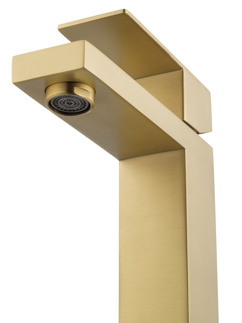 Приобрести смеситель для раковины wonzon & woghand, брашированное золото (ww-a40982-bg)