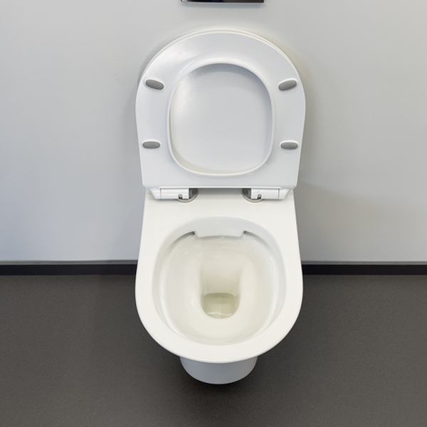 Приобрести comforty подвесной унитаз 109 безободковый, сиденье дюропласт softclose тонкое, быстросъёмное