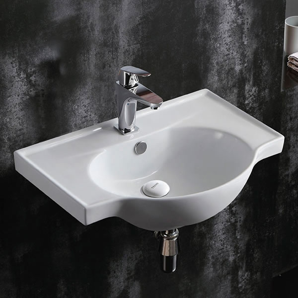 Приобрести azario раковина подвесная teo 63х47,5 см, белая teo-60