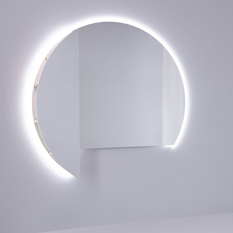 Приобрести jorno зеркало solis 106 см, с подсветкой, датчик движения, белое