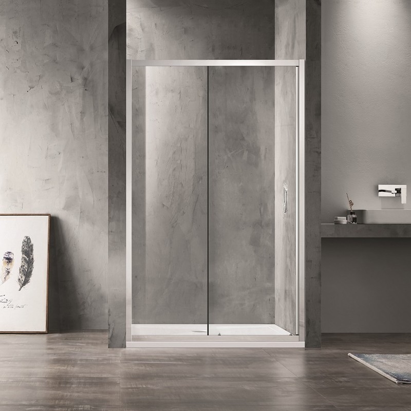 Приобрести дверь душевая azario milton 1200х2000 мм, серебро az-nd6121 1200