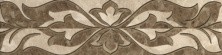 Бордюр настенный Gracia Ceramica Saloni brown border 01 300х75, коричневый (1-й сорт)