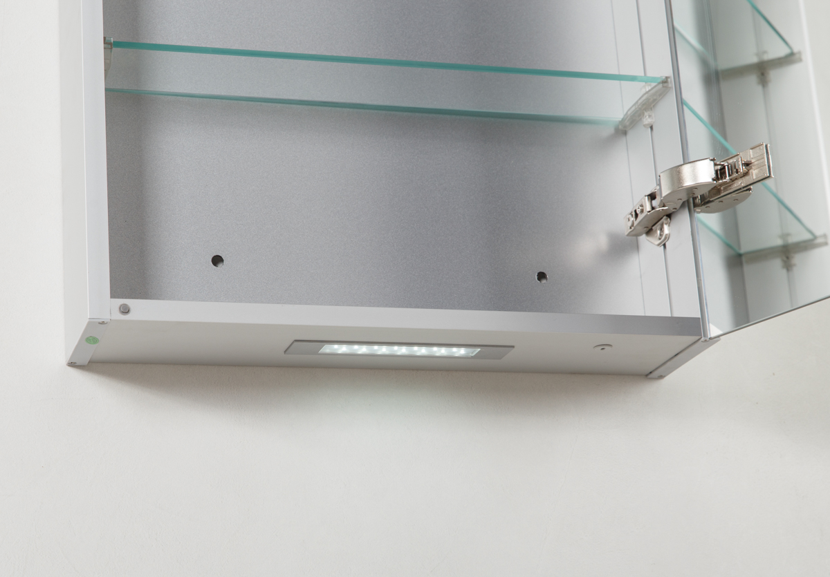 Приобрести belbagno зеркало-шкаф 50х70 см spc-1a-dl-bl-500