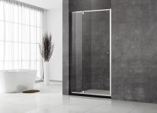 Veconi Душевая дверь Vianno VN-32, 110x195 см, хром, прозрачное VN32-110-01-C5