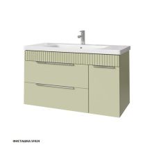 Caprigo Тумба с раковиной MONBAR 100 см, правая, фисташка