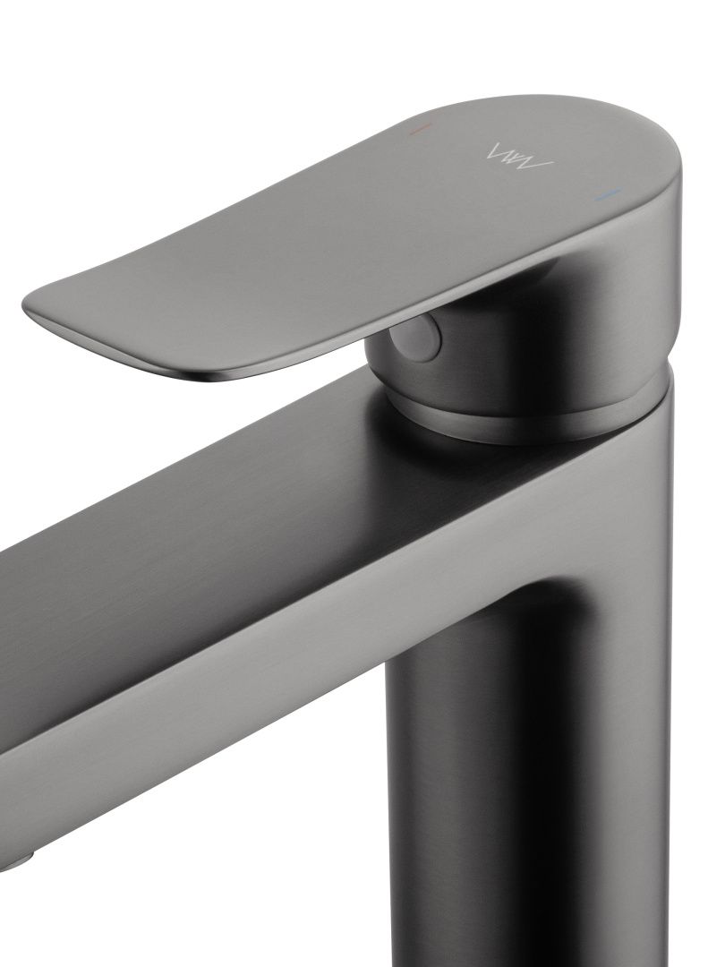 Приобрести смеситель для раковины wonzon & woghand blend, темный графит (ww-a40222-bgg)