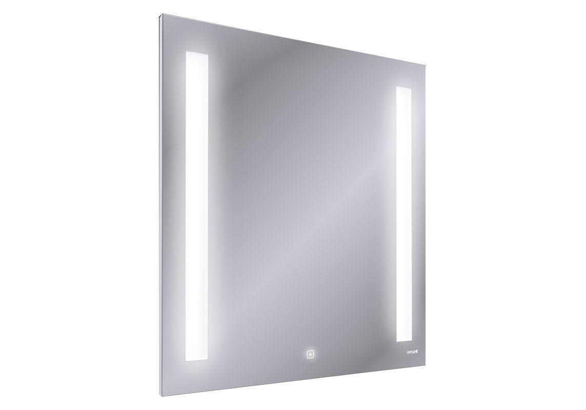 Приобрести зеркало cersanit base 020 led 70 см, lu-led020*70-b-os