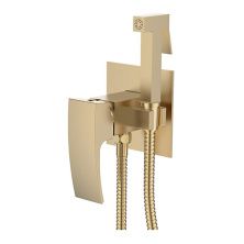 GERHANS Смеситель с гигиеническим душем K15, золото K15214Y