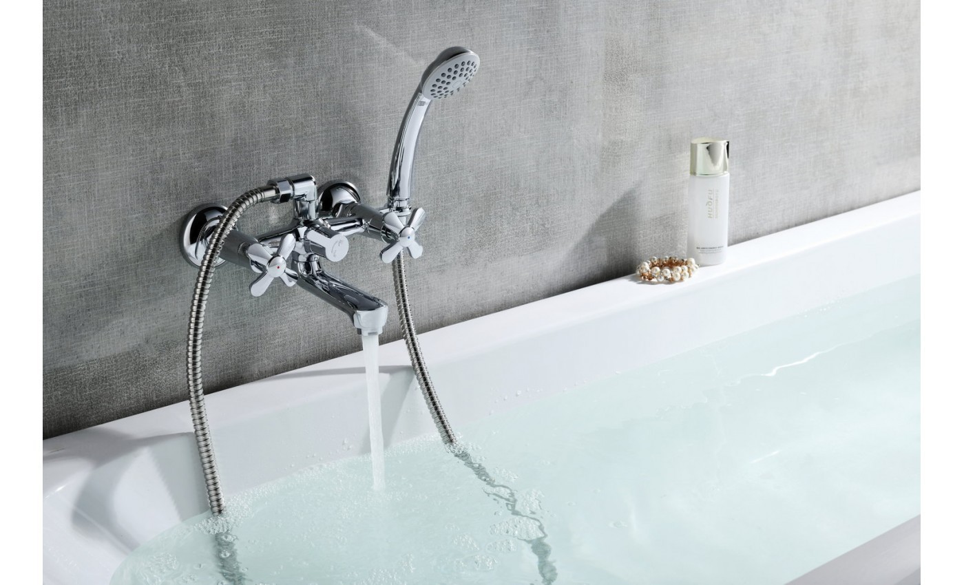 Приобрести lemark смеситель для ванны partner, двухвентильный, хром lm6542c