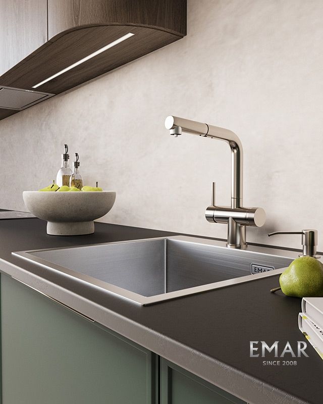 Приобрести emar смеситель для кухни, сатин ес - 7026 satin