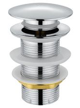 Донный клапан для раковины 1 1/4 WONZON & WOGHAND, Хром (WW-88SS02-CR)