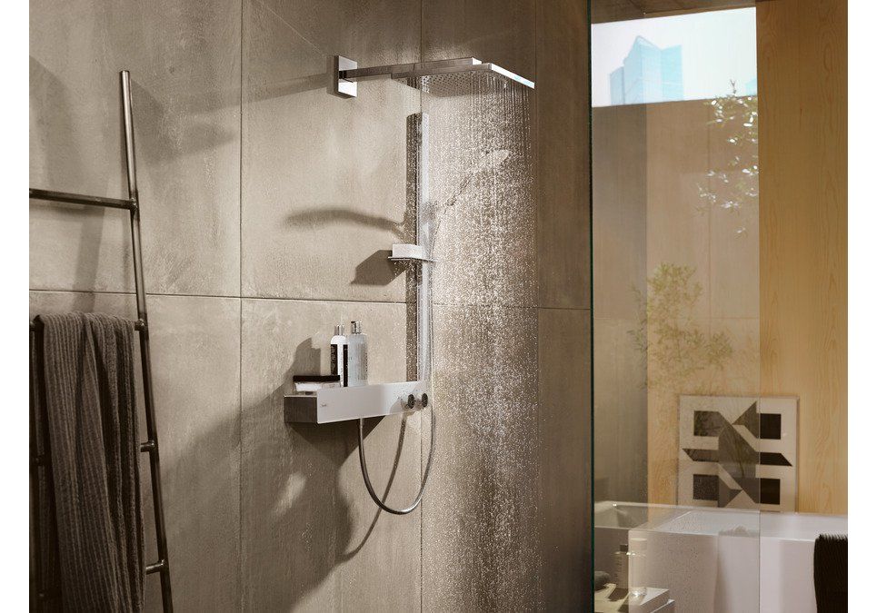 Приобрести смеситель для душа с термостатом hansgrohe shower tablet 600 13108400