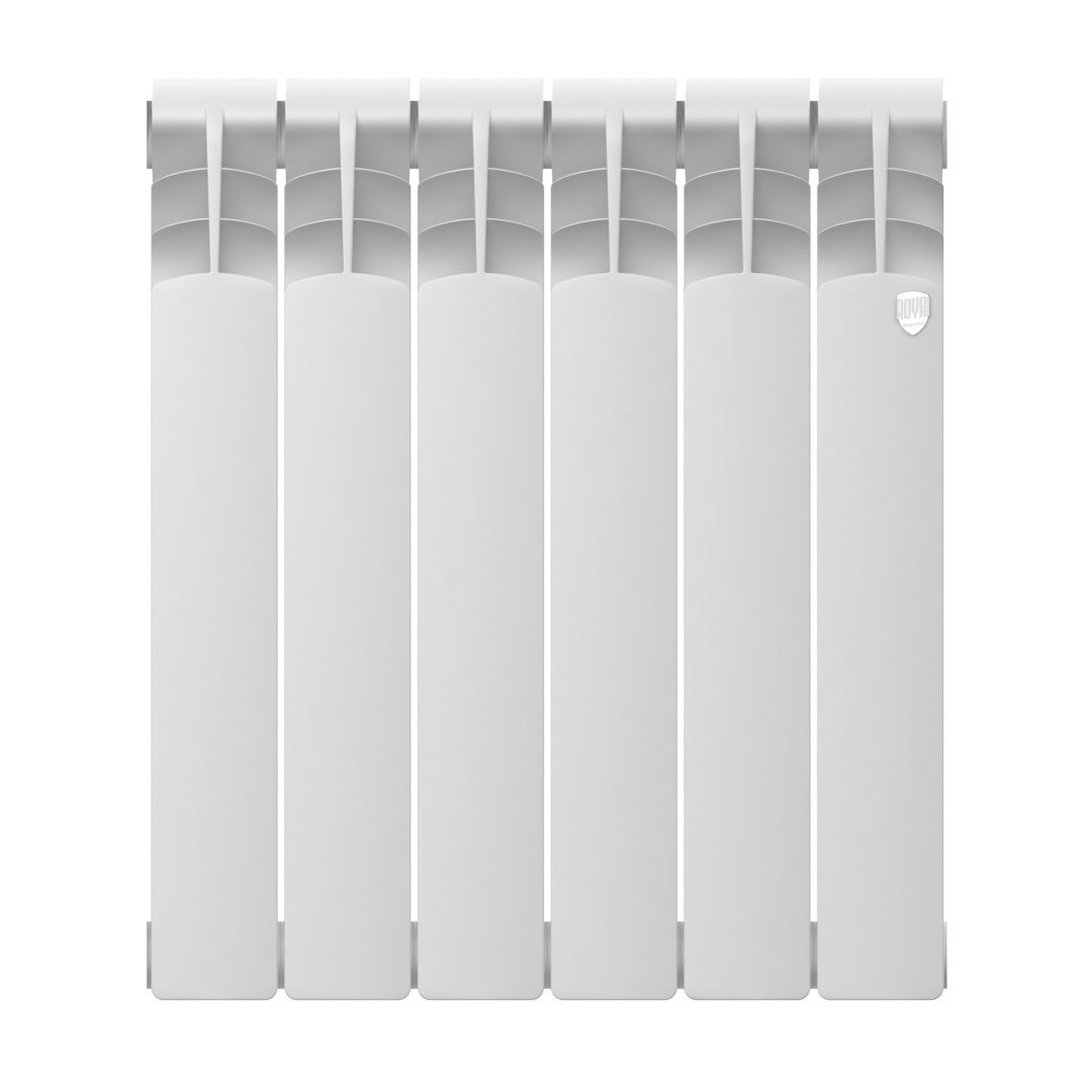 Приобрести royal thermo радиатор биметаллический revolution bimetall 500 2.0 белый - 6 секц.