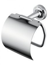 Держатель для туалетной бумаги с крышкой WONZON & WOGHAND SIMPLE, Хром (WW-6526)