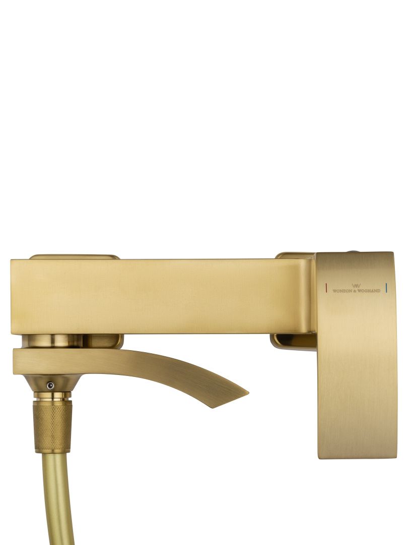 Приобрести смеситель для ванны с душем wonzon & woghand fit, брашированное золото (ww-88639009-bg)