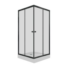 Triton Душевое Ограждение Вента БВ 90x90 см, черное Щ0000054465