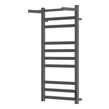 Полотенцесушитель электрический Point 500х1000 Меркурий с полкой П9, графит PN83850PGR