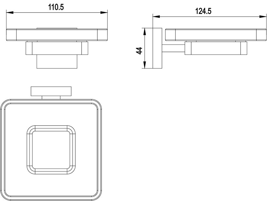 Приобрести мыльница timo selene 17022/17 золото матовое