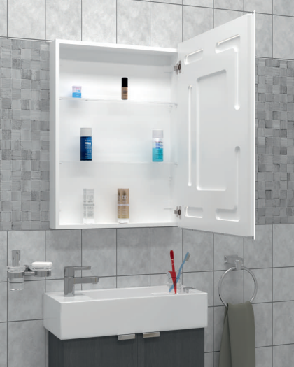 Приобрести зеркало-шкаф мирсант arena 60/1 с подсветкой