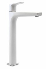 Смеситель для раковины Azario TREYA, высокий, белый AZ-15684551