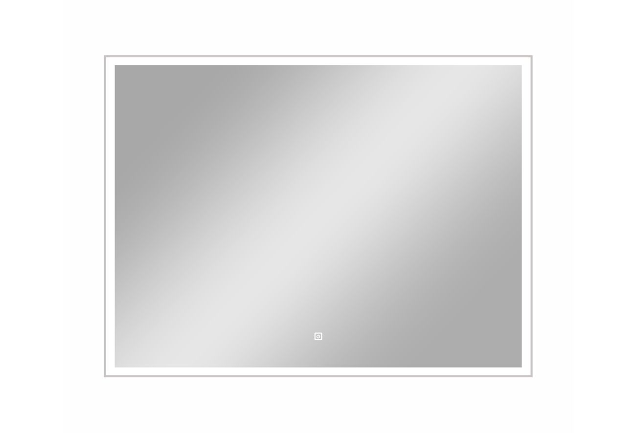 Приобрести continent зеркало с подсветкой sting 80х60 см, серое