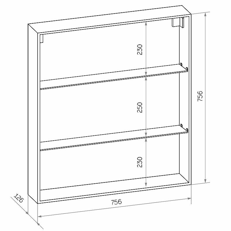 Приобрести continent зеркало шкаф с подсветкой allure 80х80 см, бесконтактный включатель, белое