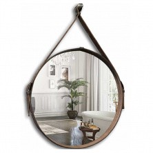 AZARIO зеркало Капитан D610 бесконтактный сенсор, коричн кожа