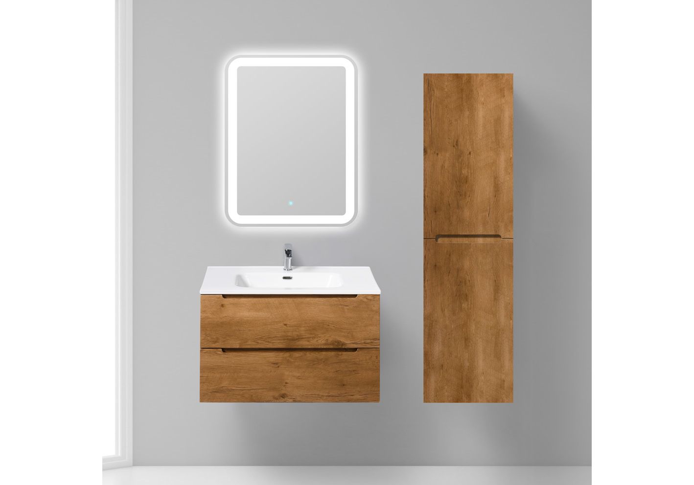 Приобрести пенал подвесной belbagno etna-1500-2a-sc-rn-p-r 40 см, правый, rovere nature