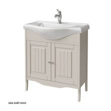 Caprigo Тумба с раковиной GENOVA 80 см, светло бежевая 34411 1