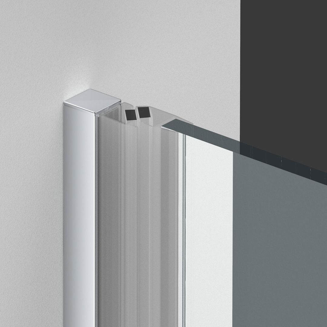 Приобрести vincea душевая дверь alpha 75 см, прозрачное, хром vdp-3al750cl