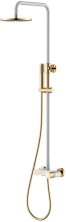 Boheme Душевая система Stick, белый\золото 128-WG.2